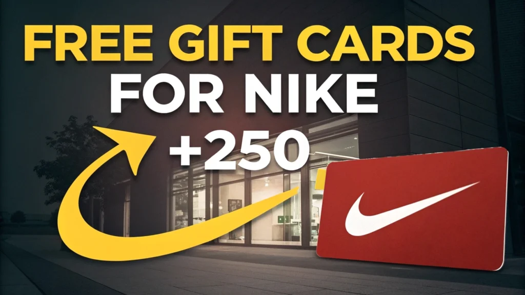 Nike Free Gift Card Code 2025 – Daily Updated & Verified Offers